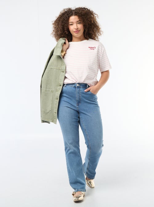 T-shirt 'Festa della Mamma' stampato maniche corte - Kiabi