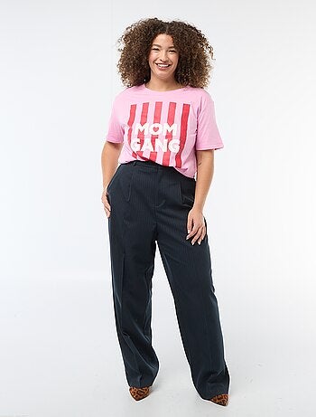 T-shirt 'Festa della Mamma' stampato maniche corte