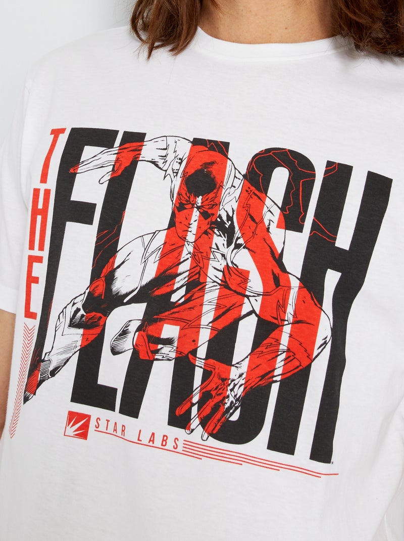 T-shirt 'Flash' 'DC Comics Original' bianco - Kiabi