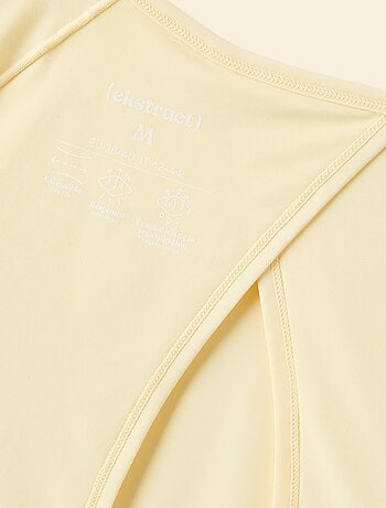 T-shirt fluida con spacco sulla schiena - (ekstract)