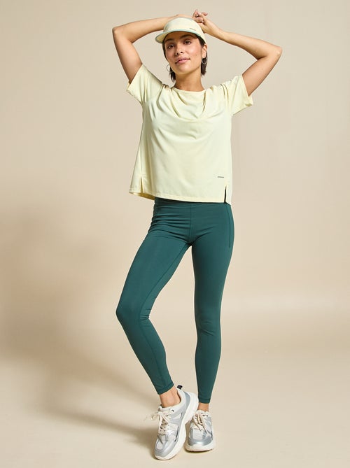 T-shirt fluida con spacco sulla schiena - (ekstract) - Kiabi