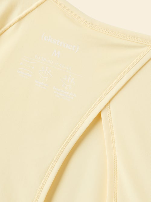 T-shirt fluida con spacco sulla schiena - (ekstract) - Kiabi