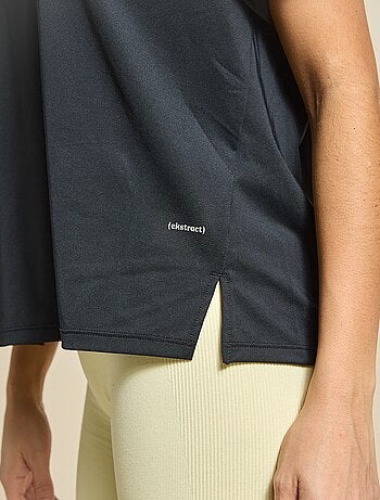 T-shirt fluida con spacco sulla schiena - (ekstract)