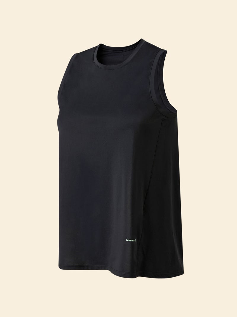 T-shirt fluida con spacco sulla schiena - (ekstract) Nero - Kiabi