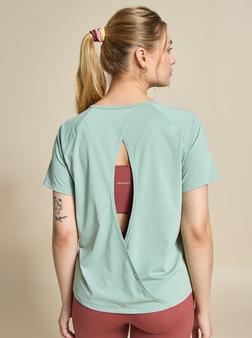 T-shirt fluida con spacco sulla schiena - (ekstract) - Kiabi