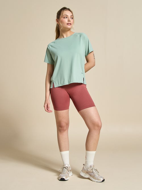 T-shirt fluida con spacco sulla schiena - (ekstract) - Kiabi