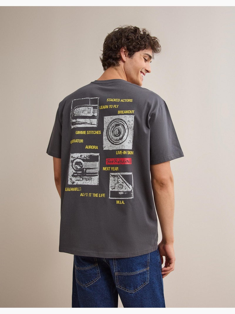 T-shirt Foo Fighters, MO Fashion Grigio - Kiabi