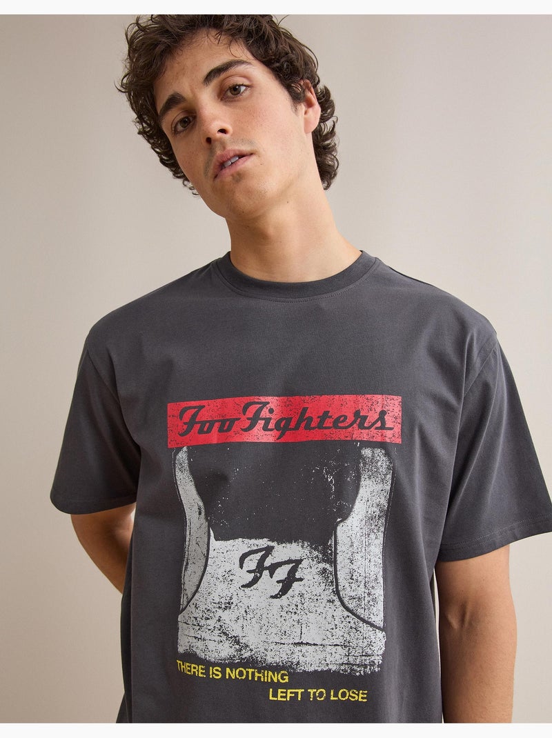 T-shirt Foo Fighters, MO Fashion Grigio - Kiabi