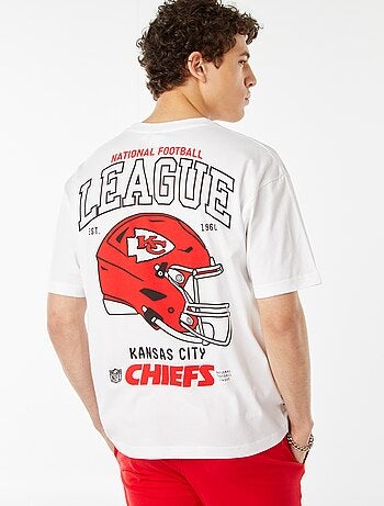 T-shirt 'Football US' 'Kansas City' a maniche corte -