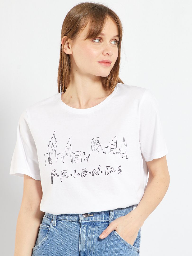 T-shirt 'Friends' bianco - Kiabi