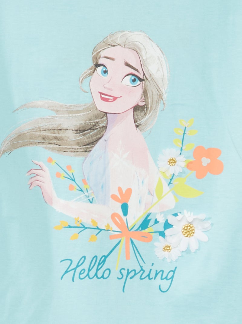 T-shirt 'Frozen' 'Disney' con volant blu - Kiabi