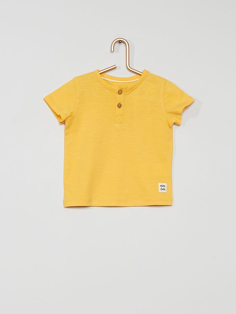 T-shirt giallo dorato - Kiabi