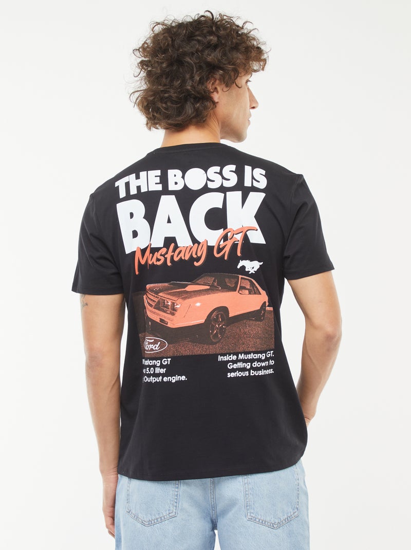 T-shirt 'Giants' 'NFL' a maniche corte nero - Kiabi