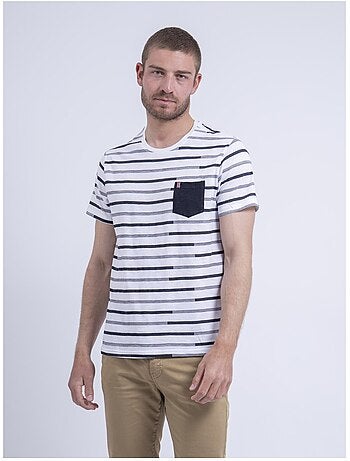 T-shirt girocollo a righe NIRABEL