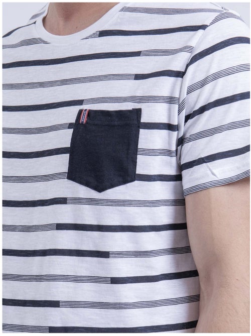 T-shirt girocollo a righe NIRABEL - Kiabi