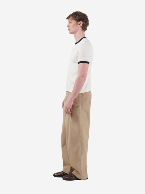 T-shirt girocollo color block con bordatura a contrasto giesto - Kiabi