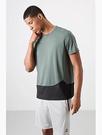 T-shirt girocollo color block tommy