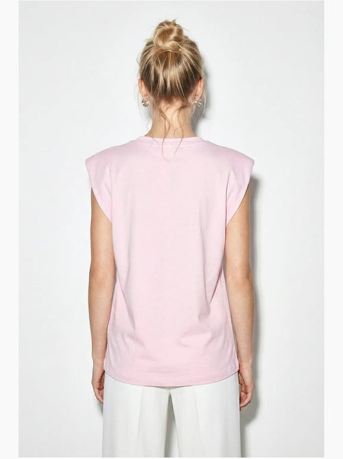 T-shirt girocollo con cut-out lucci - Kiabi T-shirt girocollo con cut-out lucci - Kiabi