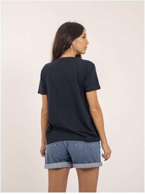 T-shirt girocollo con scritta FIORELLI - Kiabi