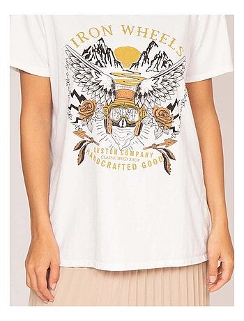 T-shirt girocollo con stampa FAIGLE