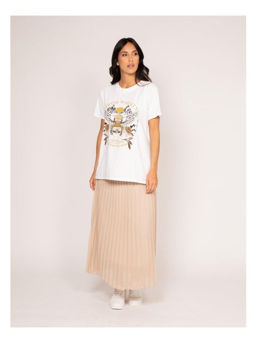 T-shirt girocollo con stampa FAIGLE - Kiabi