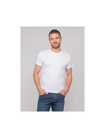 T-shirt girocollo cotone a costine WALTER