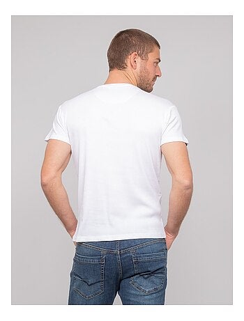 T-shirt girocollo cotone a costine WALTER