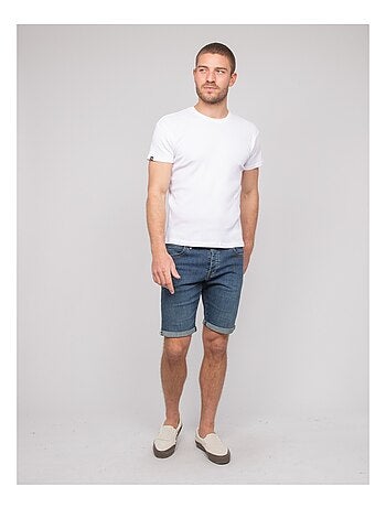 T-shirt girocollo cotone a costine WALTER