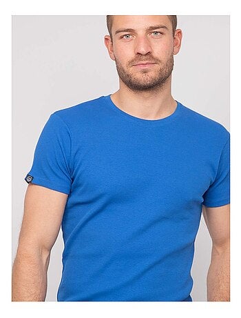 T-shirt girocollo cotone a costine WALTER