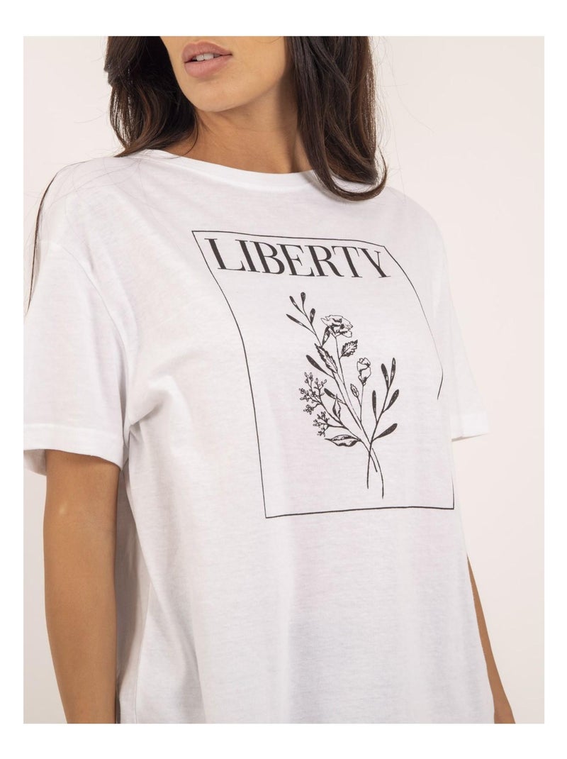 T-shirt girocollo FENOMEN Bianco - Kiabi