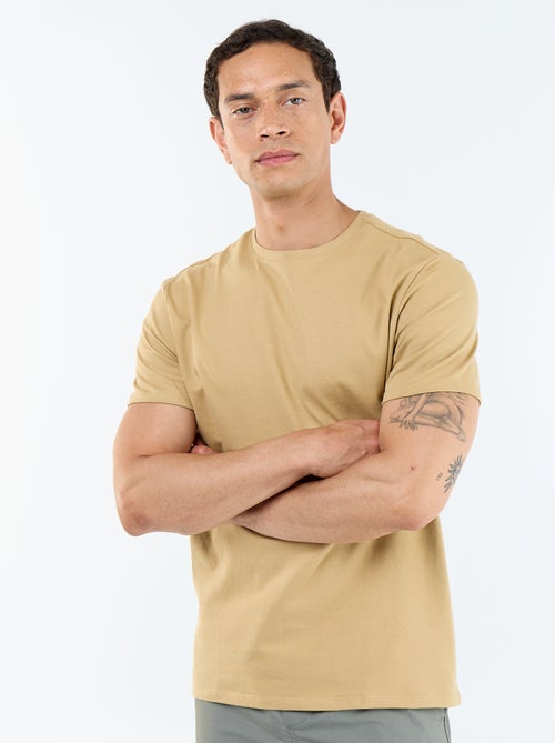 T-shirt girocollo in cotone - Tough Cotton™ - Kiabi