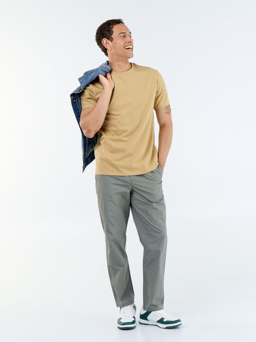 T-shirt girocollo in cotone - Tough Cotton™ - Kiabi