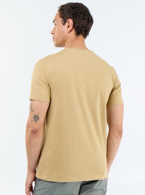 T-shirt girocollo in cotone - Tough Cotton™ - Kiabi