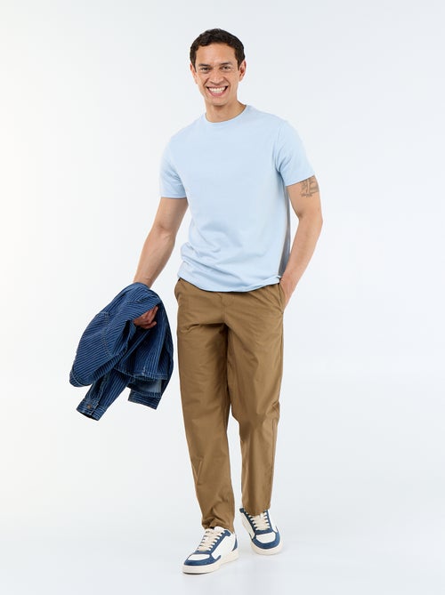 T-shirt girocollo in cotone - Tough Cotton™ - Kiabi