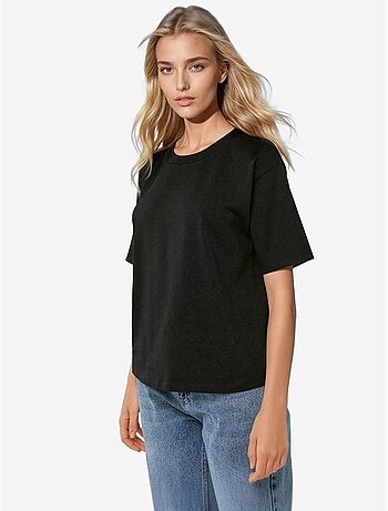 T-shirt girocollo in cotone basic hiccup