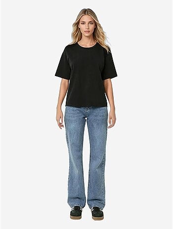 T-shirt girocollo in cotone basic hiccup