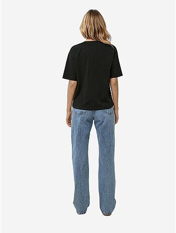T-shirt girocollo in cotone basic hiccup