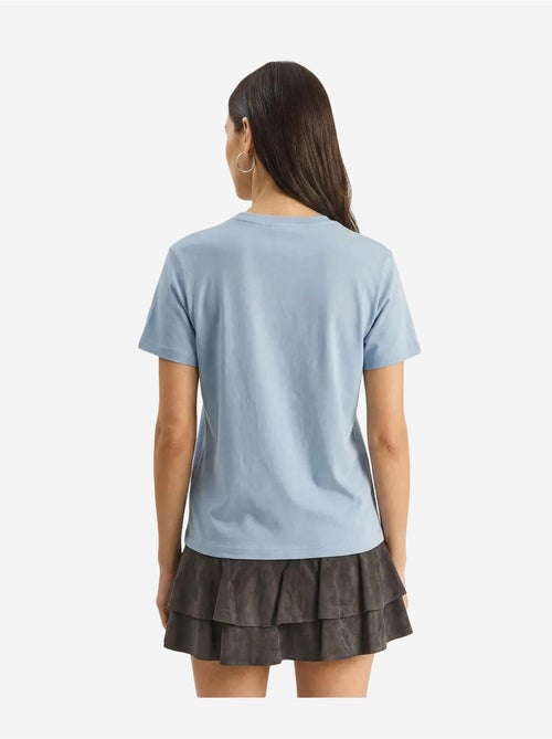 T-shirt girocollo in cotone con ricamo lucci - Kiabi T-shirt girocollo in cotone con ricamo lucci - Kiabi