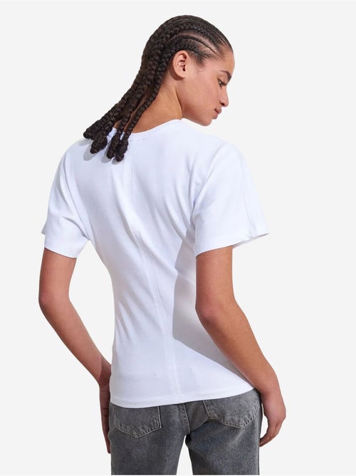 T-shirt girocollo in cotone da donna dilvin - Kiabi T-shirt girocollo in cotone da donna dilvin - Kiabi