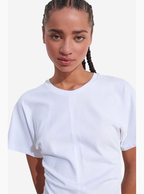 T-shirt girocollo in cotone da donna dilvin - Kiabi T-shirt girocollo in cotone da donna dilvin - Kiabi