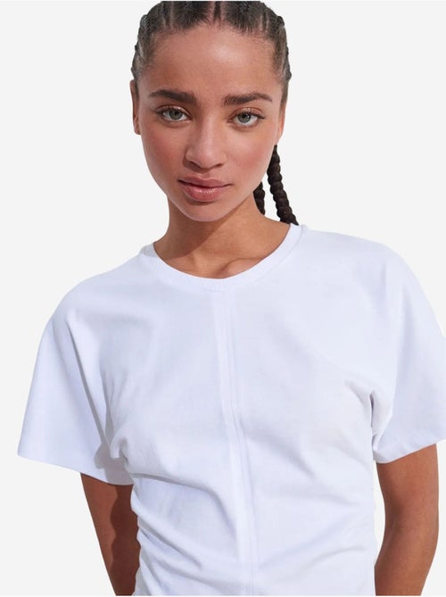 T-shirt girocollo in cotone da donna dilvin - Kiabi T-shirt girocollo in cotone da donna dilvin - Kiabi