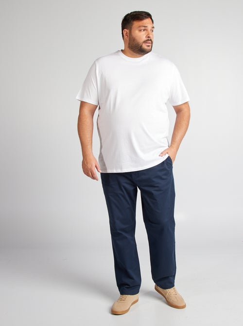 T-shirt girocollo in cotone da uomo - Kiabi T-shirt girocollo in cotone da uomo - Kiabi