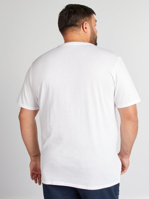 T-shirt girocollo in cotone da uomo - Kiabi T-shirt girocollo in cotone da uomo - Kiabi