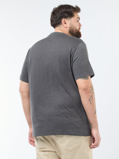 T-shirt girocollo in cotone da uomo - Kiabi T-shirt girocollo in cotone da uomo - Kiabi