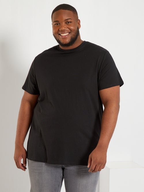 T-shirt girocollo in cotone da uomo - Kiabi T-shirt girocollo in cotone da uomo - Kiabi