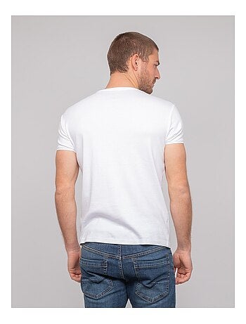 T-shirt girocollo in cotone WARLOF