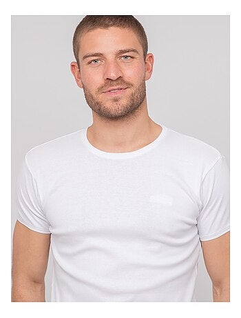 T-shirt girocollo in cotone WARLOF