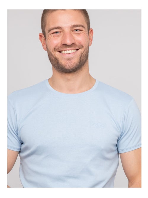 T-shirt girocollo in cotone WARLOF - Kiabi