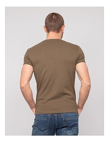 T-shirt girocollo in cotone WARLOF