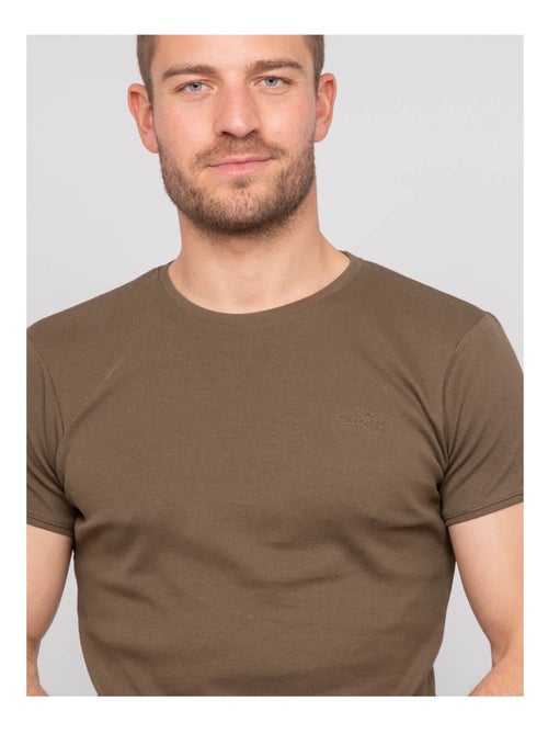 T-shirt girocollo in cotone WARLOF - Kiabi